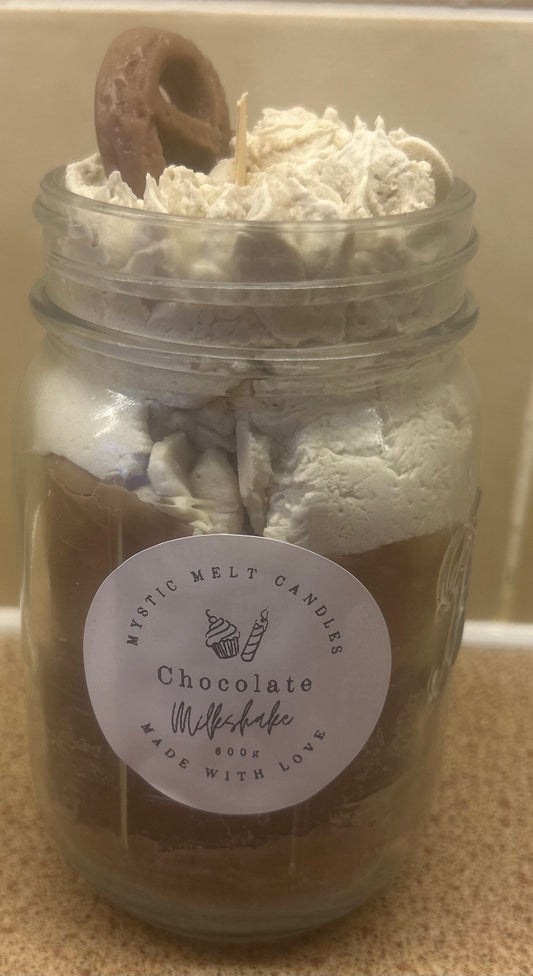 Chocolate Milkshake Candle